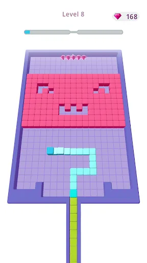 Скриншот 1 — Color Fill 3D: Кубики