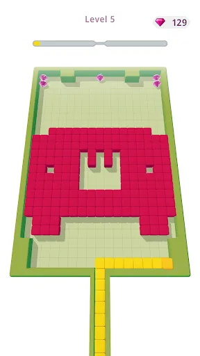 Скриншот 2 — Color Fill 3D: Кубики