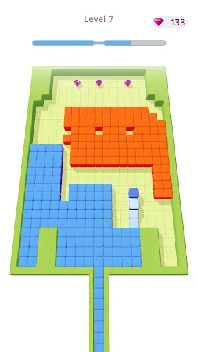 Скриншот 3 — Color Fill 3D: Кубики