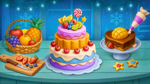 Скриншот 3 — Cake Maker: Diy Cooking Games