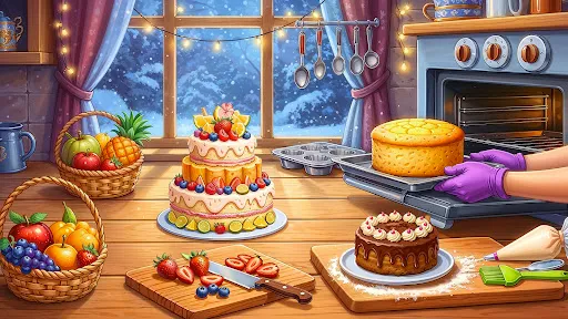 Скриншот 5 — Cake Maker: Diy Cooking Games