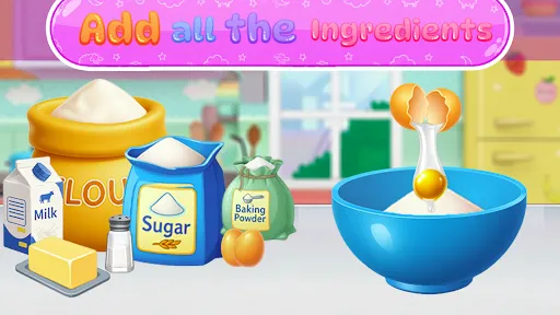 Скриншот 1 — Bakery Chef Cake Cooking Games