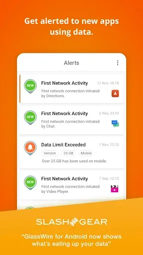 Скриншот 5 — GlassWire Data Usage Monitor
