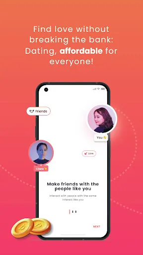 Скриншот 1 — GleeMeet: Thought-Based Dating