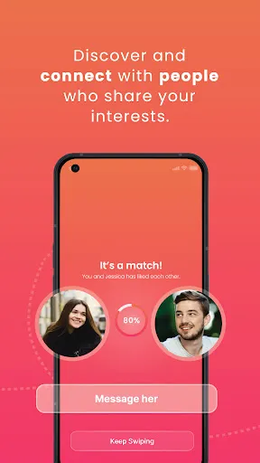 Скриншот 2 — GleeMeet: Thought-Based Dating