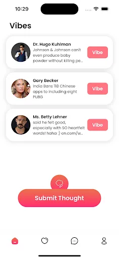 Скриншот 5 — GleeMeet: Thought-Based Dating