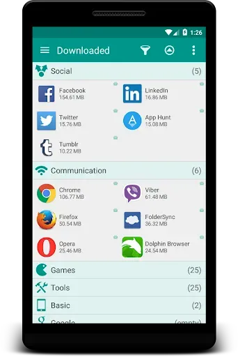 Скриншот 2 — Glextor Folder Organizer Basic