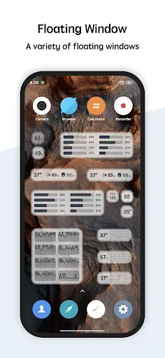 Скриншот 4 — System Monitor Cpu Ram Battery