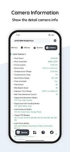 Скриншот 7 — System Monitor Cpu Ram Battery