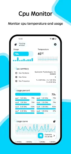 Скриншот 4 — CPU температура процессора