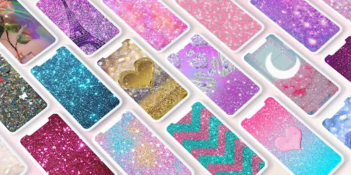 Скриншот 3 — Glitter Wallpaper: Theme, Icon
