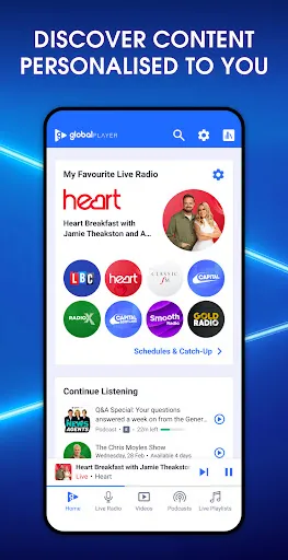 Скриншот 2 — Global Player Radio & Podcasts
