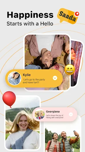 Скриншот 1 — Saada — Live Group Voice Chat