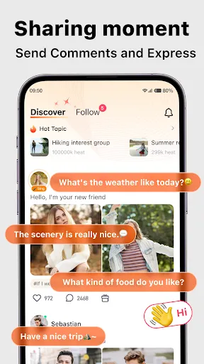 Скриншот 4 — Saada — Live Group Voice Chat
