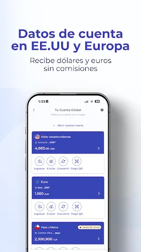 Скриншот 3 — Global66: Tu Cuenta Global