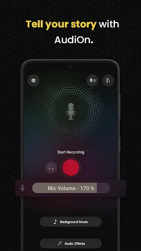 Скриншот 3 — AudiOn:Voice Recorder & Editor