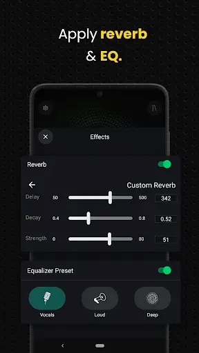 Скриншот 4 — AudiOn:Voice Recorder & Editor