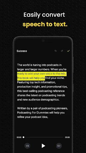 Скриншот 8 — AudiOn:Voice Recorder & Editor