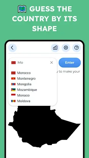 Скриншот 3 — Globle - Guess the Country