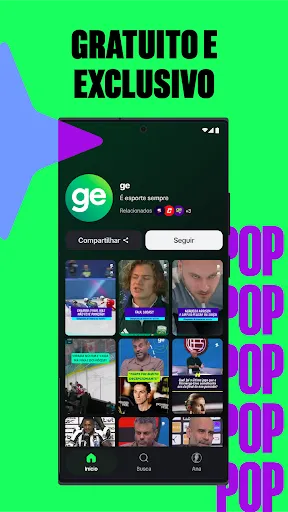 Скриншот 3 — GloboPop - Assistir vídeos