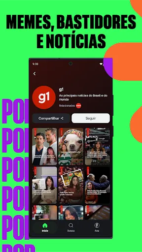 Скриншот 4 — GloboPop - Assistir vídeos