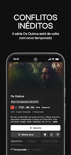 Скриншот 3 — Globoplay: Novelas, séries e +