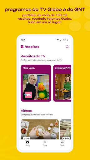 Скриншот 4 — Receitas Globo