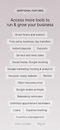 Скриншот 8 — GlossGenius: Booking, Payments