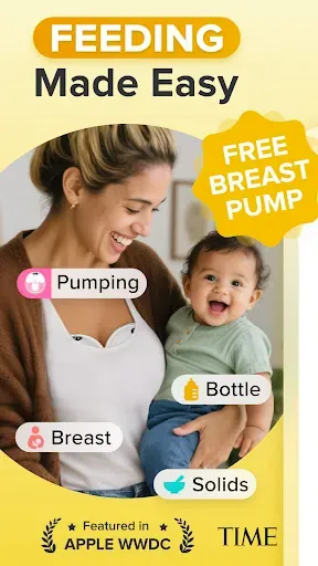 Скриншот 1 — Glow Baby для кормления грудью