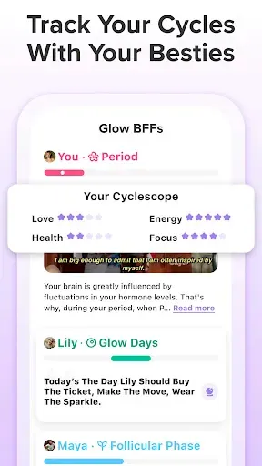Скриншот 6 — Glow Овуляция и фертильность