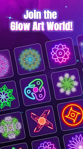 Скриншот 6 — Glow Spinner: Finger Draw Art