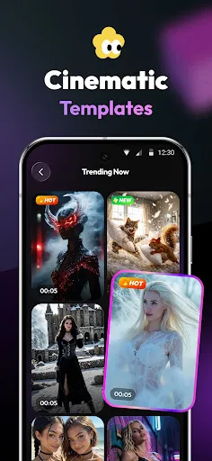 Скриншот 4 — HypeCut - AI Video Generator
