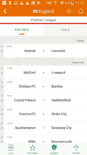 Скриншот 5 — Futbol24 soccer livescore app