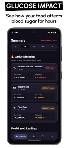 Скриншот 2 — Glucose Blood Sugar Tracker