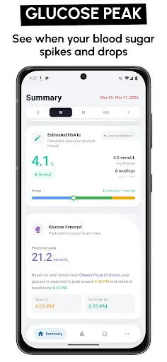 Скриншот 3 — Glucose Blood Sugar Tracker
