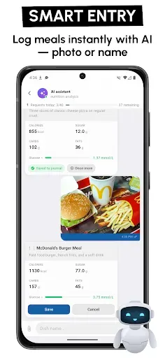 Скриншот 4 — Glucose Blood Sugar Tracker