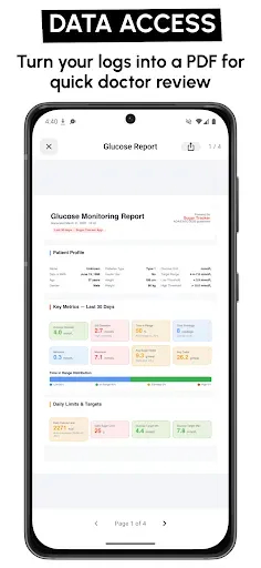 Скриншот 7 — Glucose Blood Sugar Tracker
