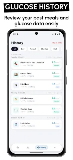 Скриншот 8 — Glucose Blood Sugar Tracker