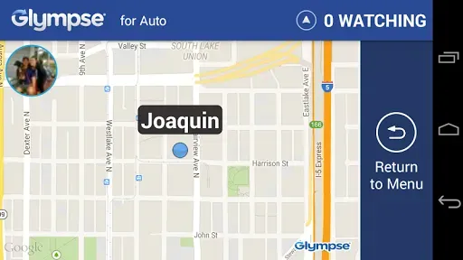 Скриншот 8 — Glympse for Auto - Share GPS