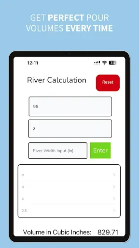 Скриншот 6 — Epoxy River Calculator