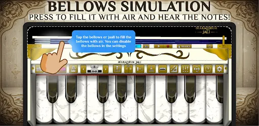 Скриншот 3 — Harmonium Jali: Learn & Songs