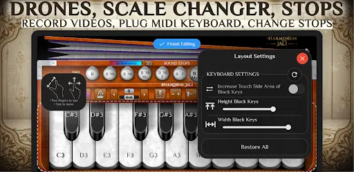 Скриншот 6 — Harmonium Jali: Learn & Songs