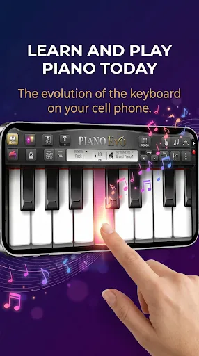 Скриншот 1 — Piano Evo: Learn Songs & Music