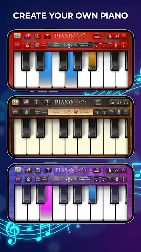 Скриншот 3 — Piano Evo: Learn Songs & Music