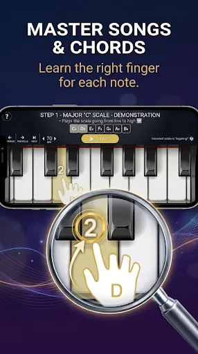 Скриншот 4 — Piano Evo: Learn Songs & Music