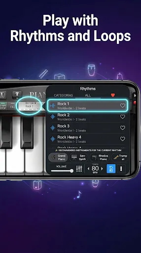 Скриншот 5 — Piano Evo: Learn Songs & Music