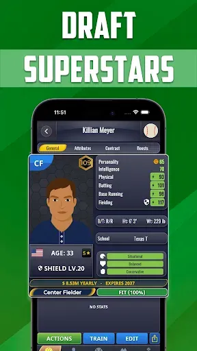 Скриншот 1 — Ultimate Pro Baseball GM