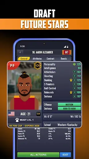 Скриншот 2 — Ultimate Pro Basketball GM