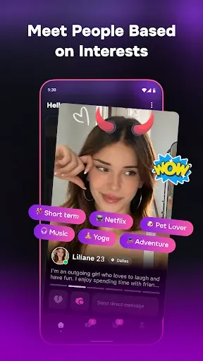 Скриншот 2 — Flingo: Chat, Meet & Flirt