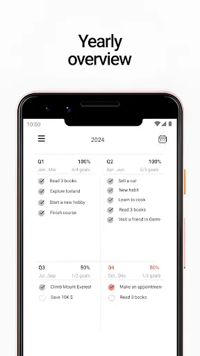 Скриншот 8 — Anygoal: 12 недель в году
